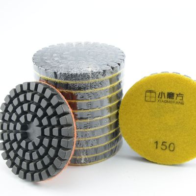 7 ステップ コンクリートアブラシング用の湿磨パッド 丸い形 パッケージ 総重量0.740kg