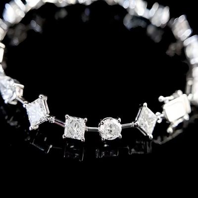 14K ブリアンスラボ 大人製 ダイヤモンド ブレスレット スター ファッションスタイル