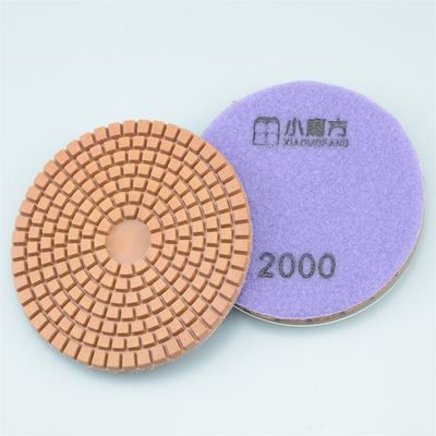 石マーブル グラニート 7 ステップ ダイヤモンド 磨きパッド 50-3000 堅固な砂石とカップデザイン