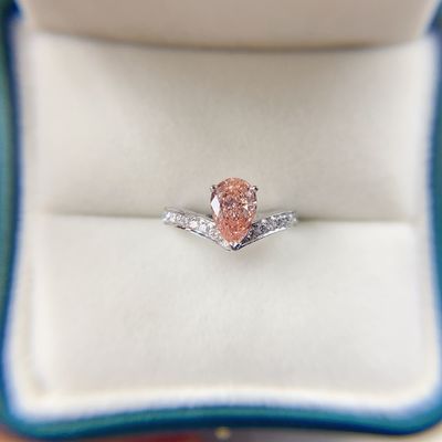 18K ホワイトゴールド ダイヤモンドリング コレクション パーソナライズ可能 ラボ ダイヤモンド 宝石